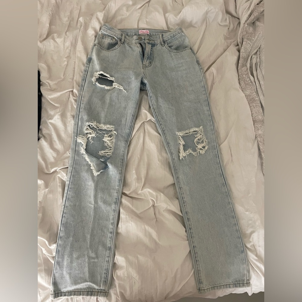 Pink Lily ripped jeans
